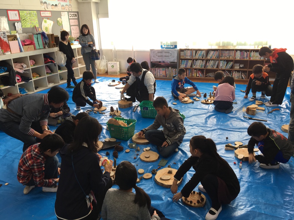 山之上小学校4年生　木工教室の画像1