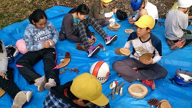 山之上小学校5年生　青空木工教室の画像