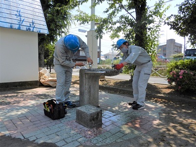 【全国水道週間】美濃加茂市上下水道協同組合による奉仕活動が行われましたの画像1