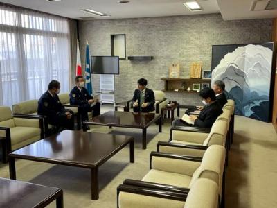 柴田英樹岐阜県加茂警察署長らとの面談