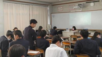 加茂高等学校地域課題研究の発表会