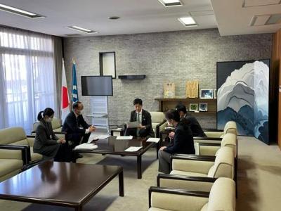 井口高行日本年金機構美濃加茂年金事務所長らとの面談