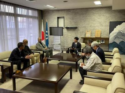 市内農業団体代表者らとの意見交換