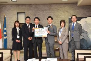 明治安田生命保険相互会社寄附贈呈式