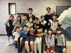 太田小学校2年生町探検市長インタビュー