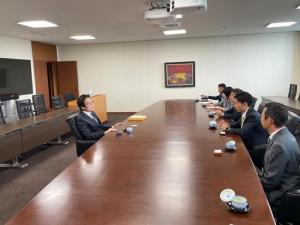 株式会社アイシン吉田守孝社長と面談