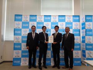 国道21号、41号可茂エリア渋滞対策事業要望活動(松實崇博岐阜国道事務所長らへ要望)