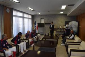 還暦野球古井クラブ全国大会出場激励