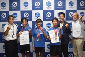 全国小学生陸上競技交流会出場者激励