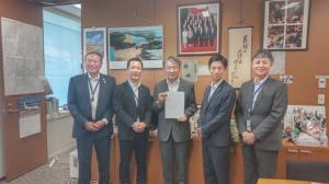 大野泰正参議院議員を訪問