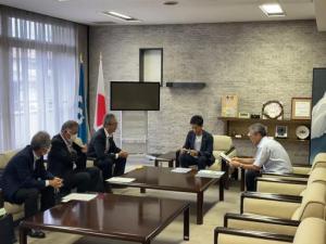 岐阜県建設研究センター理事長らとの面談