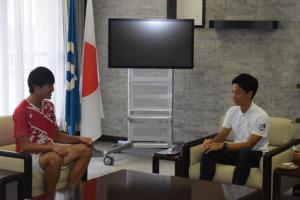 全国高等専門学校体育大会ソフトテニス競技出場者激励