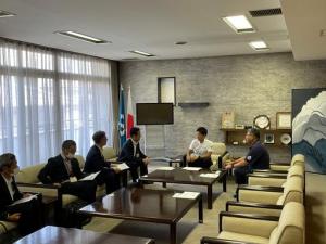 関西電力株式会社東海支社長らとの面談