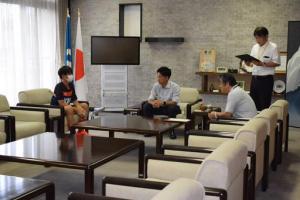 全日本中学生ホッケー選手権大会出場者激励
