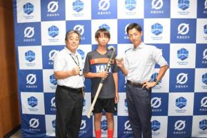 全日本中学生ホッケー選手権大会出場者激励