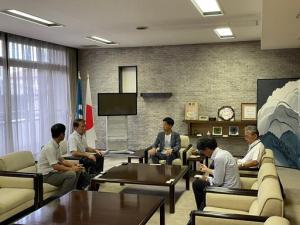 株式会社大地代表取締役らとの面談