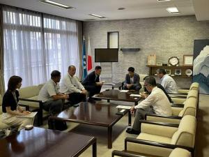 中部電力パワーグリッド株式会社多治見支社長らとの面談