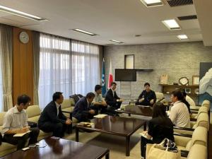 地域総合整備財団 事務局長らとの面談（地域再生マネージャー「外部専門家短期派遣事業」）