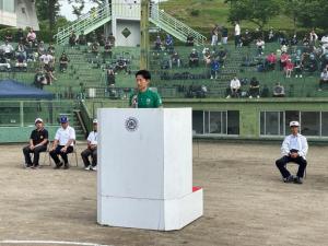 スポ少野球開会式