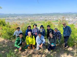 カナクズ山視察