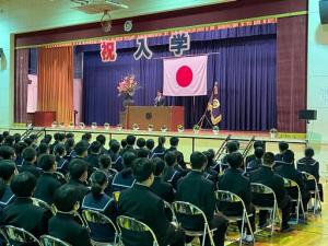 市立西中学校入学式