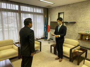 教育長辞令交付