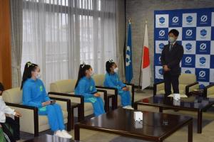 全国大会出場者激励会（チアリーディング）