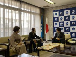 表敬訪問（岐阜県知事：文化継承）