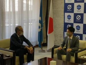 企業役員との面談（大垣共立銀行）
