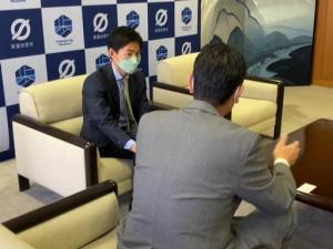 企業役員との面談（中部電力）