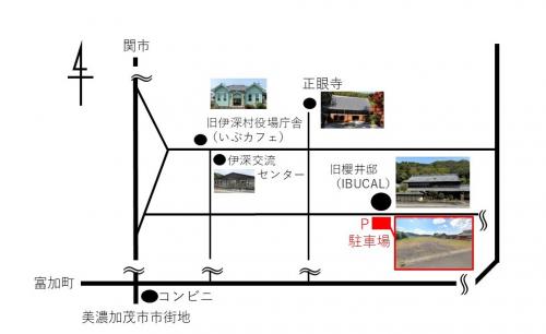 IBUCAL駐車場