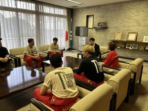 公室での面談写真