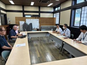中山道会館での面談写真