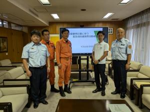 公室での面談写真