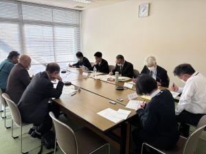 会議室での面談写真