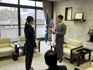 辞令交付