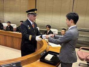 辞令交付