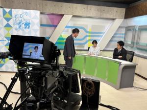 岐阜放送取材対応