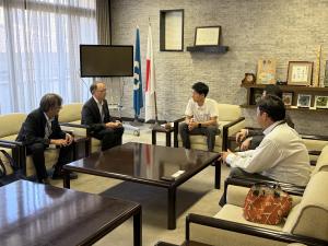 木曽川上流河川事務所長と面談