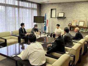 特定医療法人録三会理事長と面談