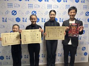 舞踊コンクール入賞者