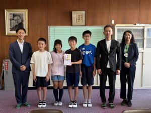 下米田小学校寄附