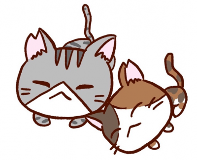 さくらねこイラスト